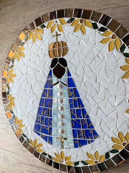 Mandala Nossa Senhora em Mosaico Área Externa