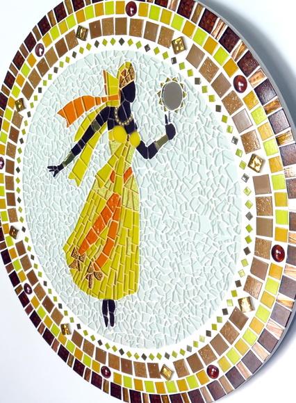 Mandala Oxum em Mosaico