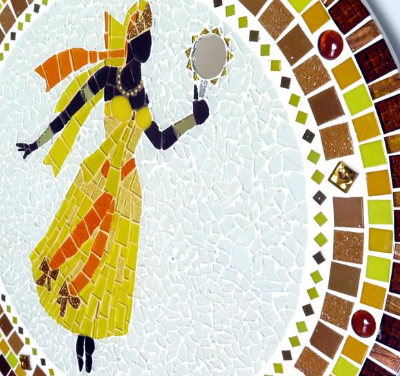 Mandala Oxum em Mosaico
