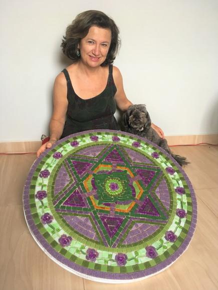 Mandala para Aplicação em Piso ou Parede