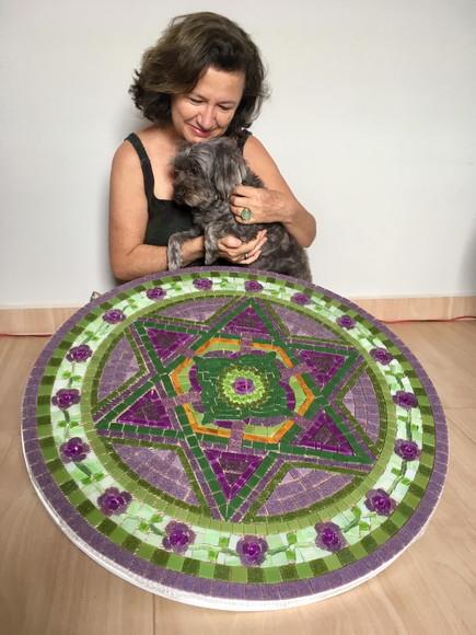 Mandala para Aplicação em Piso ou Parede
