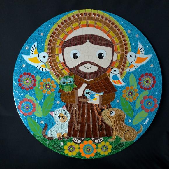 Mandala São Francisco de Assis em Mosaico