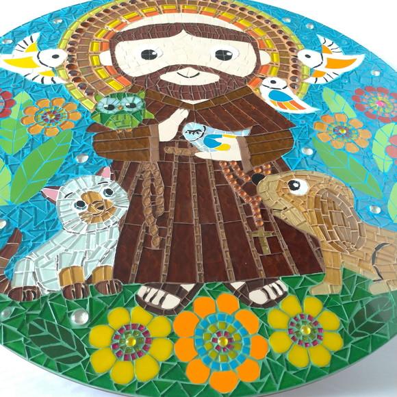 Mandala São Francisco de Assis em Mosaico