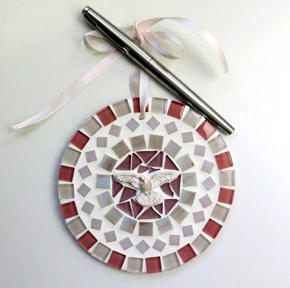 Mandalinha Divino em Mosaico Rosê