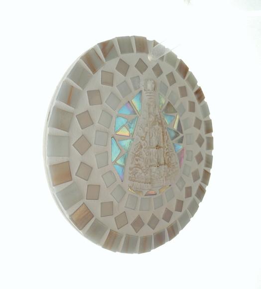 Mini Mandala em Mosaico Nossa Senhora