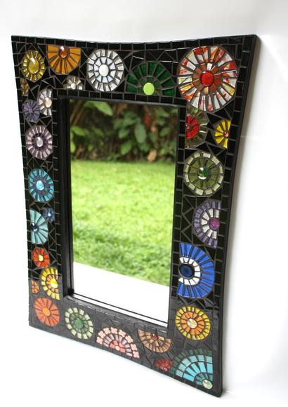 Moldura em Mosaico Círculos (sem Espelho)