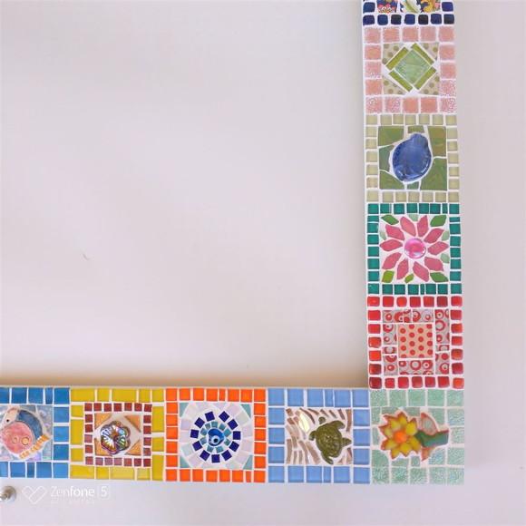 Moldura em Mosaico Patchwork sem Espelho