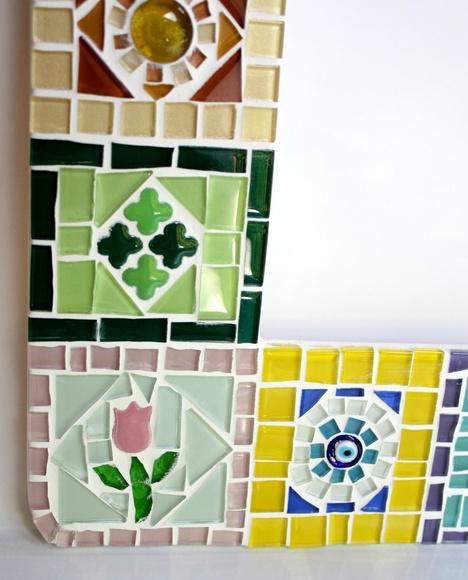Moldura em Mosaico Patchwork sem Espelho