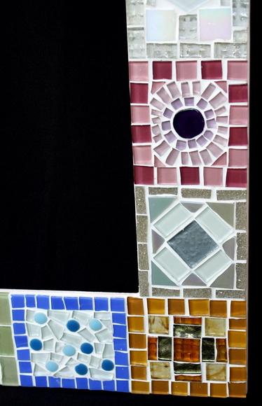 Moldura em Mosaico Quadrados Mágicos sem Espelho