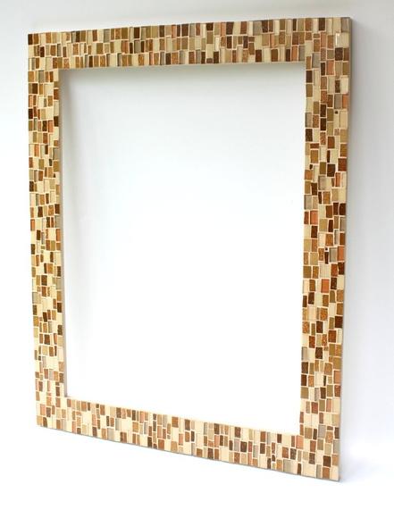 Moldura em Mosaico Terra (sem Espelho)