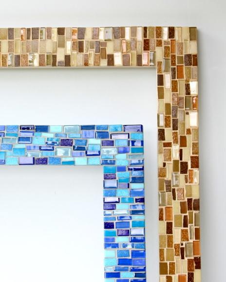 Moldura em Mosaico Terra (sem Espelho)