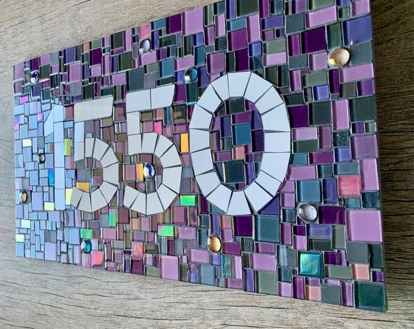 Número em Mosaico Geométrico