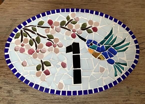 Número para Apartamento em Mosaico Cerejeira e Beija Flor