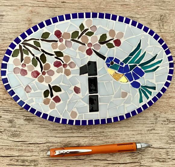 Número para Apartamento em Mosaico Cerejeira e Beija Flor
