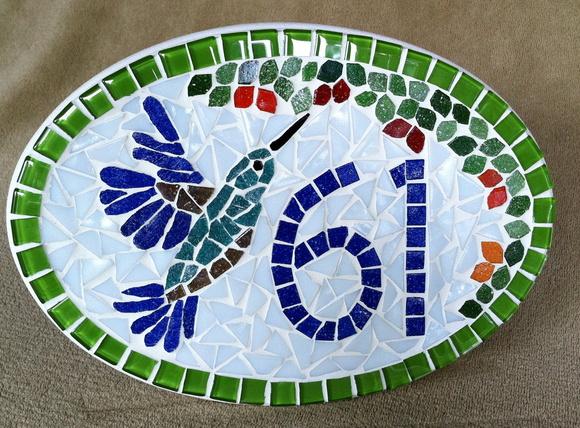Número para Apartamento mosaico