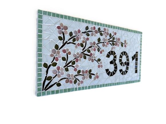 Número para Casa em Mosaico Cerejeiras