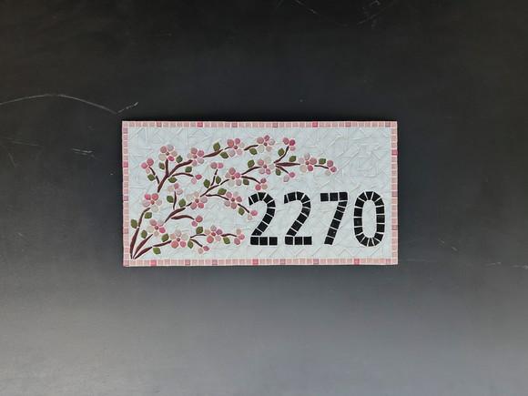 Número para Casa em Mosaico Cerejeiras
