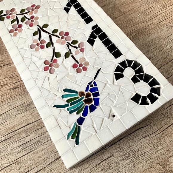 Número para Casa em Mosaico Cerejeiras 4 Dígitos
