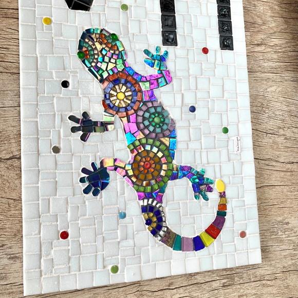 Número para Casa Mosaico Calango