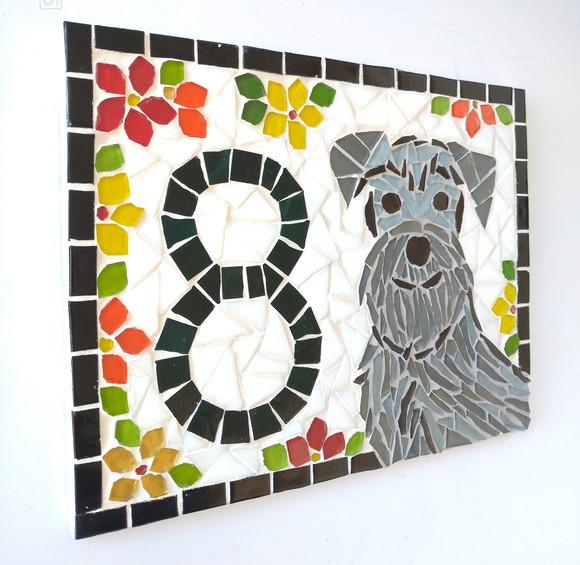 Número para Casa Schnauzer