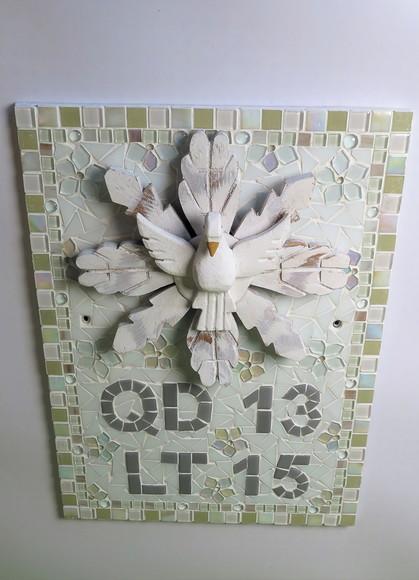 Número Residencia em Mosaico Divino