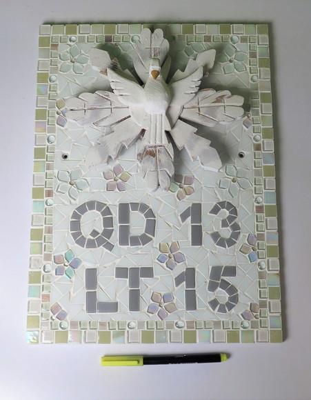 Número Residencia em Mosaico Divino