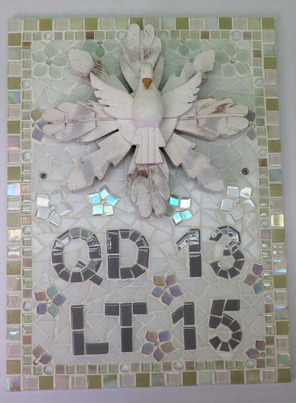 Número Residencia em Mosaico Divino
