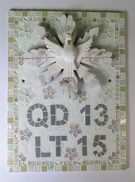 Número Residencia em Mosaico Divino