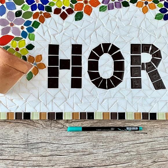 Placa em Mosaico Horta