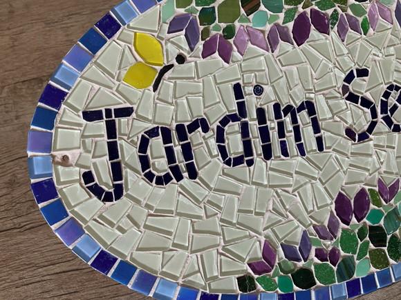Placa em Mosaico para Área Externa