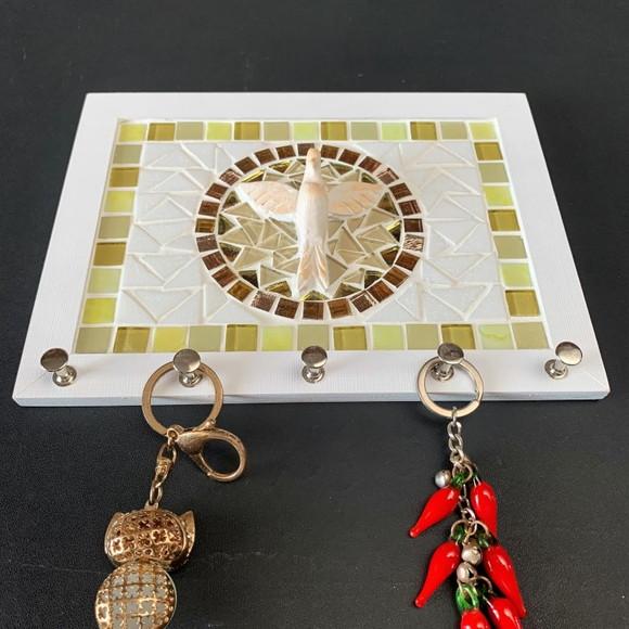 Porta Chaves Mosaico Divino