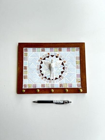 Porta Chaves Mosaico Divino Rosé