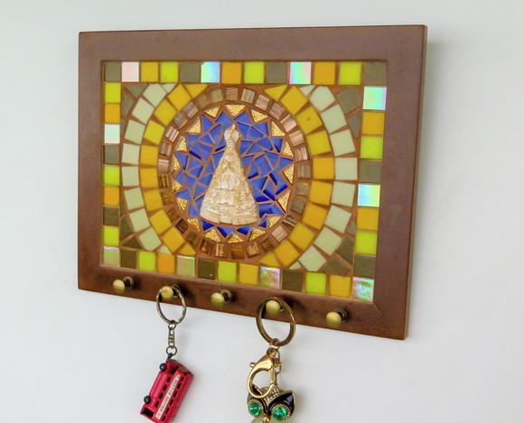 Porta Chaves Mosaico Nossa Senhora