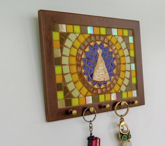 Porta Chaves Mosaico Nossa Senhora