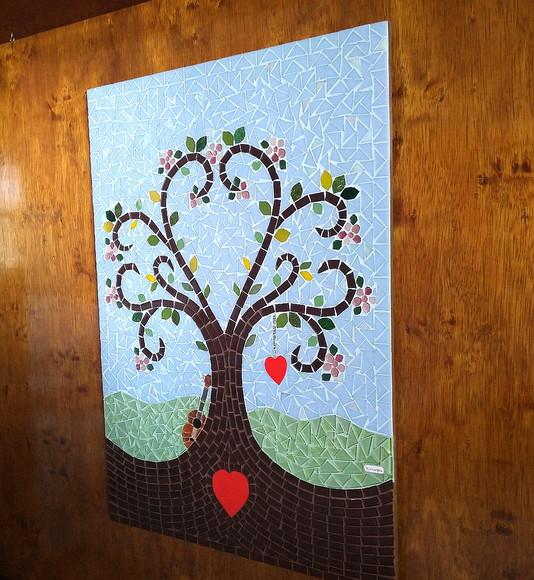 Quadro Árvore da Vida em Mosaico