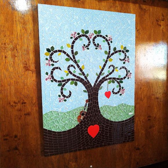 Quadro Árvore da Vida em Mosaico