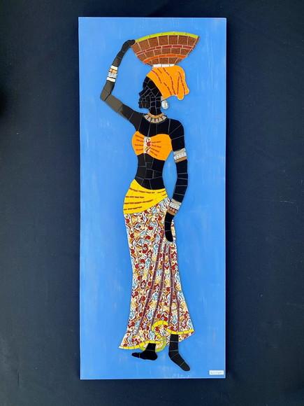 Quadro em Mosaico Africana