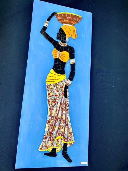 Quadro em Mosaico Africana