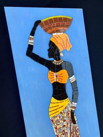 Quadro em Mosaico Africana