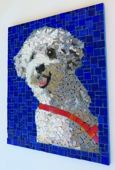 Quadro em Mosaico Cachorro