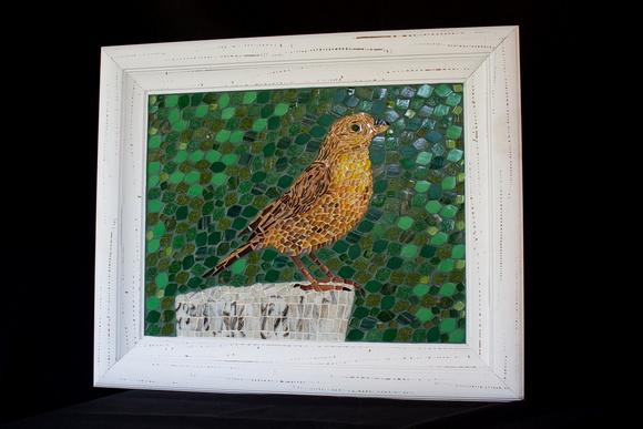 Quadro em Mosaico Canário da Terra