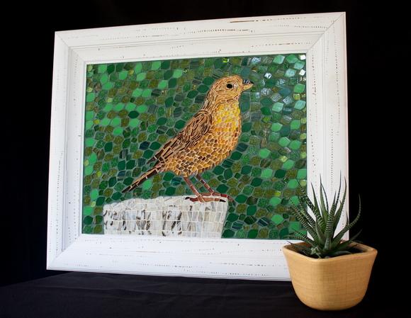 Quadro em Mosaico Canário da Terra
