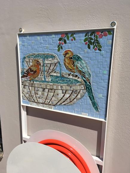 Quadro em Mosaico Pássaros
