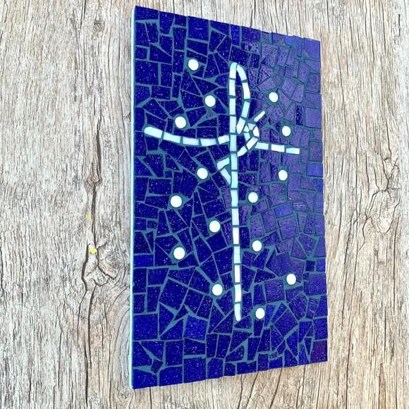 Quadro Fé em Mosaico