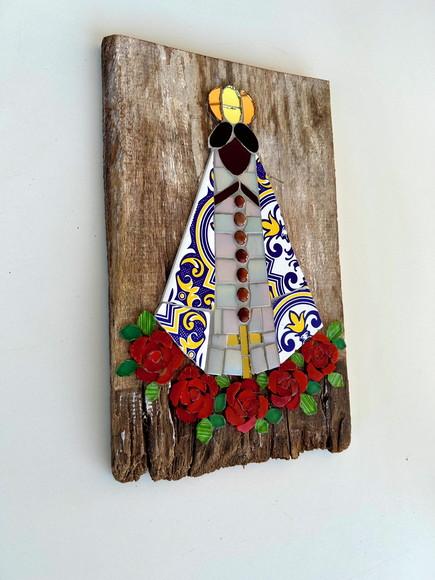 Quadro Nossa Senhora Aparecida em Mosaico