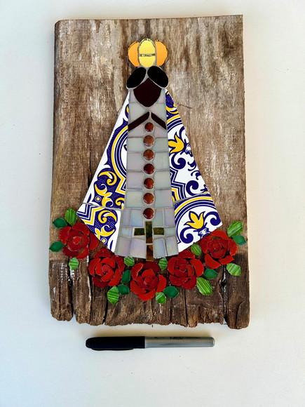 Quadro Nossa Senhora Aparecida em Mosaico