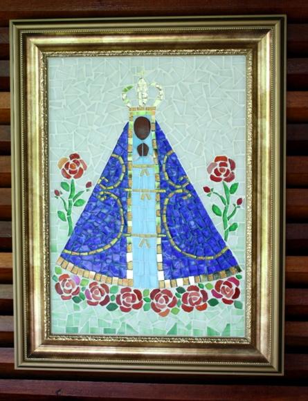Quadro Nossa Senhora Aparecida em Mosaico