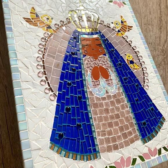 Quadro Nossa Senhora Aparecida em Mosaico