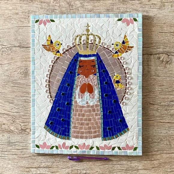 Quadro Nossa Senhora Aparecida em Mosaico
