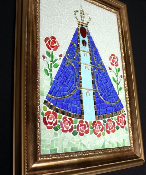Quadro Nossa Senhora Aparecida em Mosaico